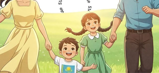 School building illustration